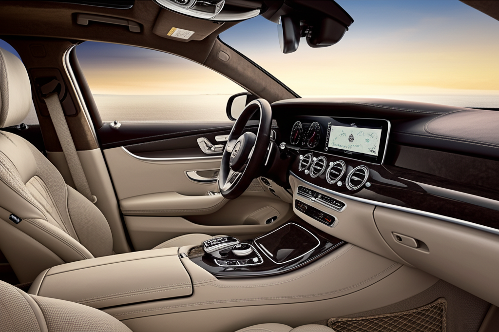Luxury car interior